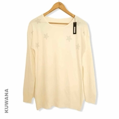 Sweater Hilo Stars Cream - comprar online