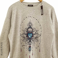 Sweater Oversize Love Blue - comprar online