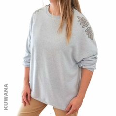 Sweater Angora Cashmere Sky XL Oversize - comprar online