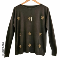 Sweater Hilo Stars Grey - comprar online