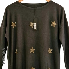 Sweater Hilo Stars Grey - Kuwana Mayorista
