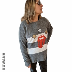 Sweater Angora Stone Grey XL Oversize en internet