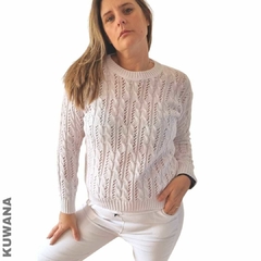 Sweater Hilo Calado White - comprar online