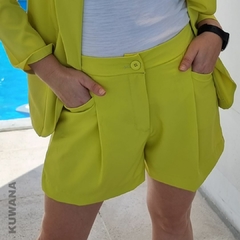SET Sastrero Lime (blazer + Short) - tienda online