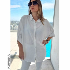 Maxi Camisa XXL Total White - comprar online