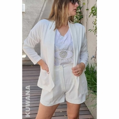 SET Sastrero White (blazer + Short) - comprar online