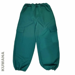 Pant Parachute Green - Kuwana Mayorista