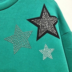 Buzo Overfit STARS (M/L) Green - comprar online