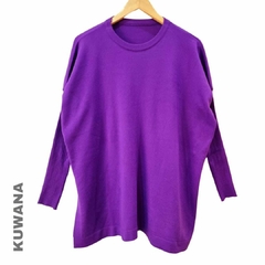 MAXI Sweater BREMER Largo violeta (XL/XXL)