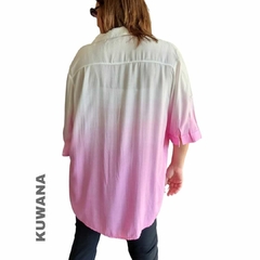 Camisa Oversized degradé ROSA en internet
