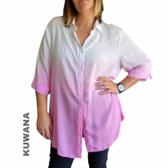 Camisa Oversized degradé ROSA