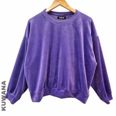 Buzo corte classic oversized PLUSH PREMIUM VIOLETA