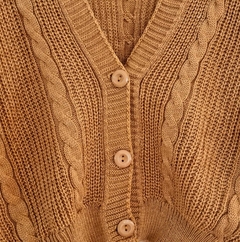 Sweater Cardigan Cambridge Camel - comprar online