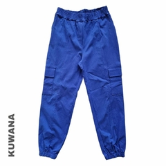 Pantalòn cargo elastizado Blue (38 al 50) - comprar online