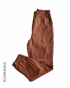 Pantalòn cargo elastizado Brown (38 al 50) - comprar online