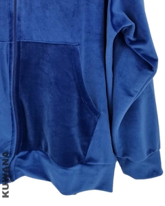 Campera Plush Essential Blue - comprar online