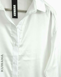 Camisa SILK seda WHITE L/XL en internet