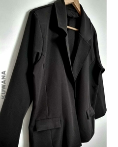 Blazer Sastrero VALVINA AMPLIO BLACK (XL al XXL) - comprar online