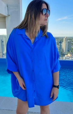 Maxi Camisa XXL Blue - Kuwana Mayorista