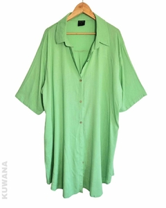 Vestido Camisero LINO GREEN XXL - comprar online