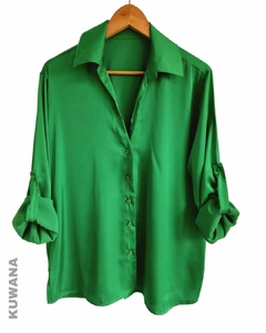 Camisa SILK seda GREEN L/XL en internet