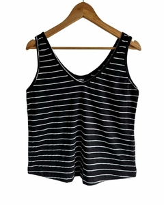 Musculosa RAYADA BLACK( M AL XL)