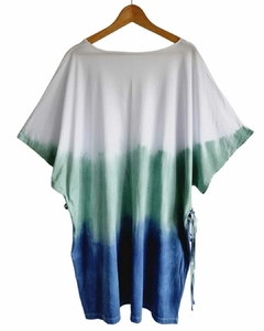 Vestido Batick Oversized XXL Tricolor GREEN - tienda online