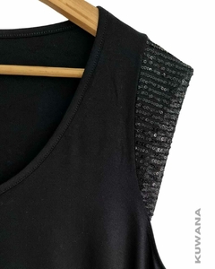 Musculosa SHINE DENISE XL BLACK - comprar online