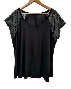 REMERA SHINE DENISE XL BLACK