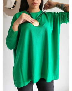 MAXI Sweater BREMER GREEN Largo (XL/XXL)