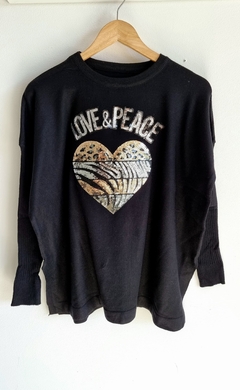 MAXI Sweater BREMER love peace Largo (XL/XXL)