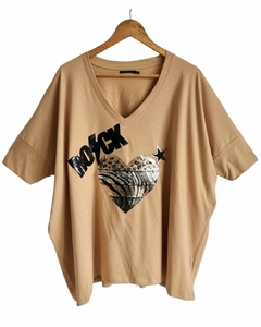 Remerón V Manga 3/4 OVERSIZE (XXL) ROCK CAMEL