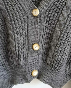 Sweater Cardigan Grey en internet