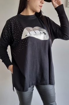 MAXI Sweater BREMER Largo LIPS SHINE (XL/XXL)