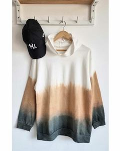 Maxi Buzo Hoodie Oversize Batick XL Bariloche
