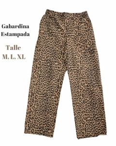 Pantalon WIDE RECTO GABARDINA ELASTIZADA ( TALLE M al XL)