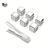 SET DE HIELOS DE ACERO INOXIDABLE CON PINZA - comprar online