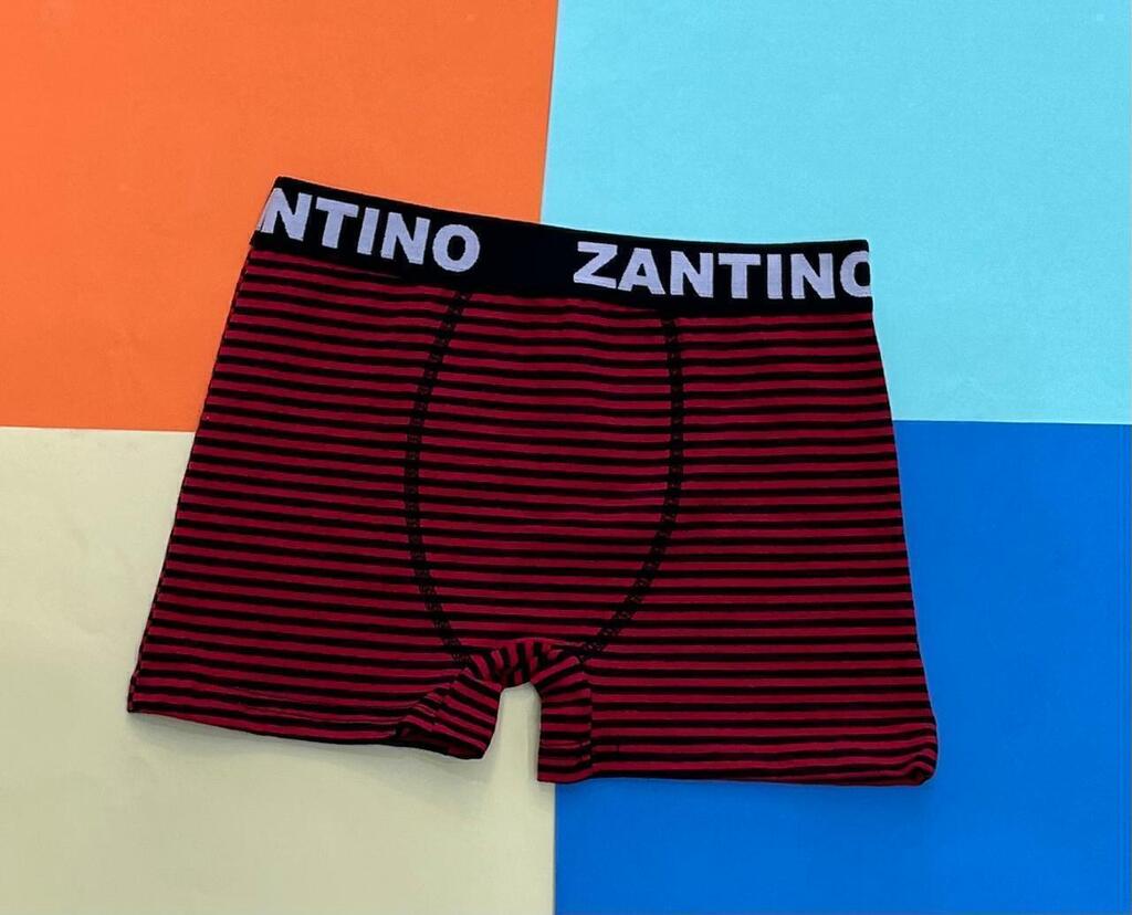 Boxer zantino con rayas rojo y negro Comprar en Kamba