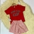 Remera roja "kind kids" - comprar online