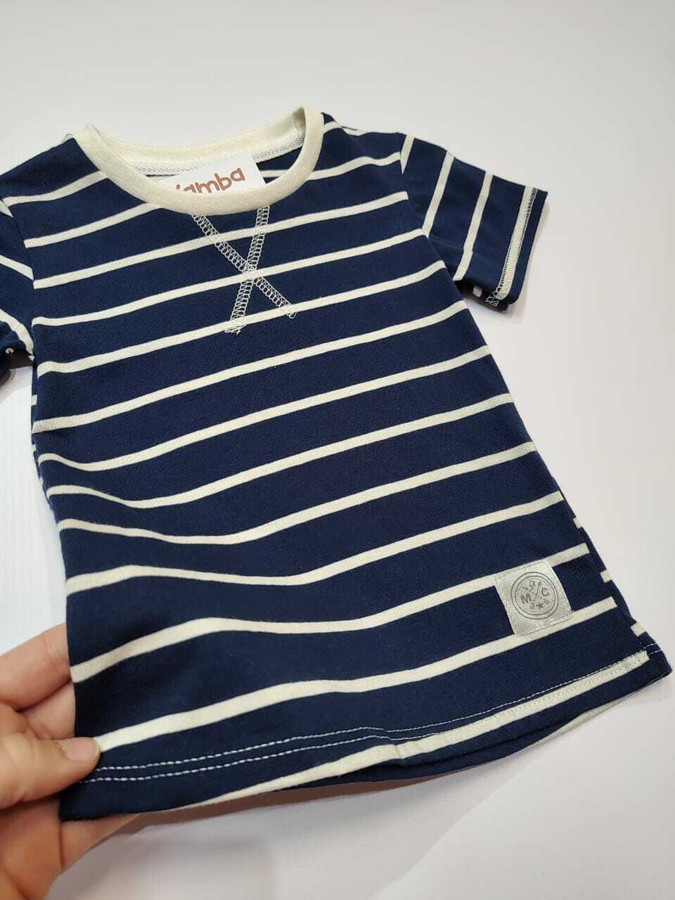Remera a rayas azul Comprar en Kamba
