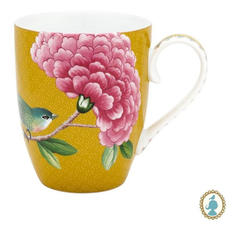 Conjunto 06 Canecas Amarela Passarinho E Flor - comprar online