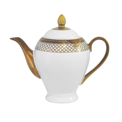 Jogo De Jantar 81 Pçs Porcelana Off White Ouro Prensado - loja online