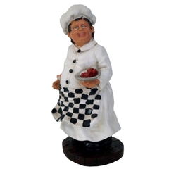 Escultura Chef Em Poliresina Realisticos - comprar online