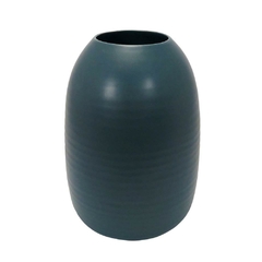 Vaso Decorativo Ceramica Preto Fino Design