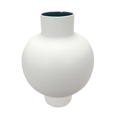 Vaso Redondo Ceramica Maior Base e Boca Fino design - comprar online