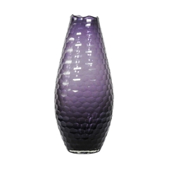 Vaso Decorativo Cristal Violeta Degradê Alto Design na internet