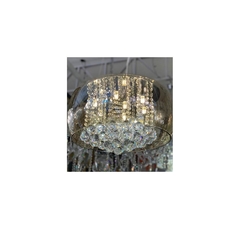 Lustre Luminaria Pendente 50cm Cupula Ambar Pingentes - comprar online