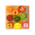 Juego de encastre de ensalada de frutas de madera didáctico – 10 piezas - Sheilatoys