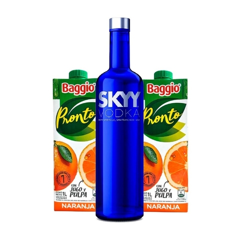 COMBO SKYY 750CC + 2 JUGOS BAGGIO