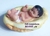 Molde de Silicone - Bebê Jesus na Manjedoura 5x8cm - Biscuit da Lu